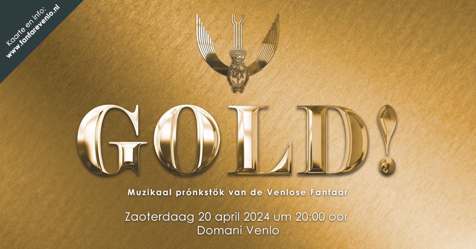 GOLD! concert - 20 april 2024 - Domani Venlo
